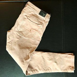 American Eagle Pale Pink Jeggings